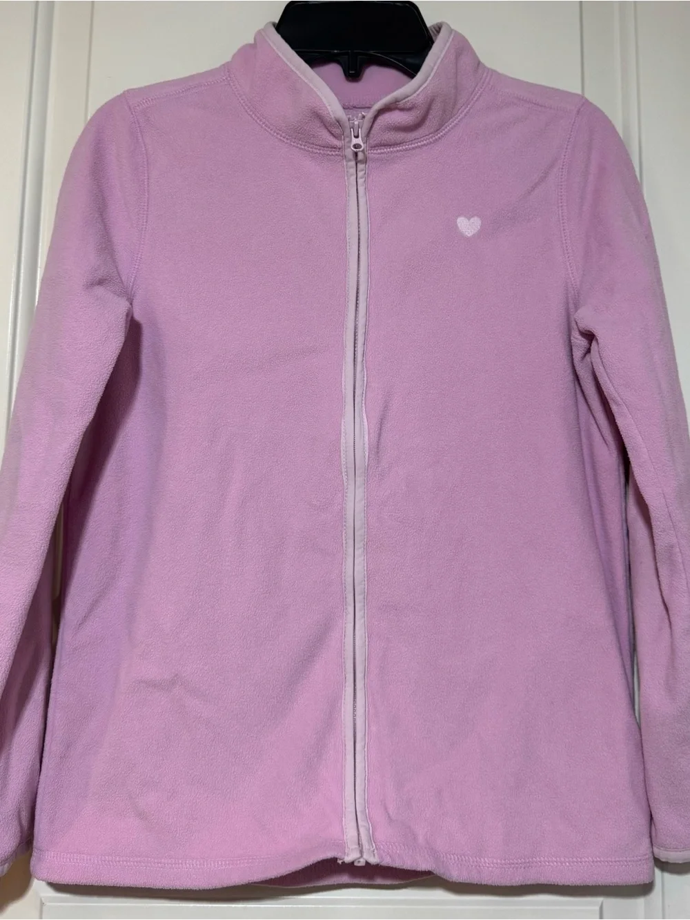 Old Navy Light Pink Full-Zip Fleece Hoodie